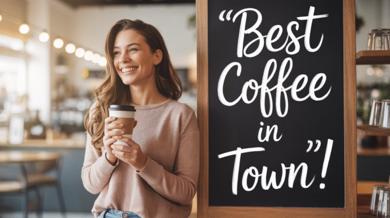 Customer leaving a 5-star review that boosts SEO and builds trust