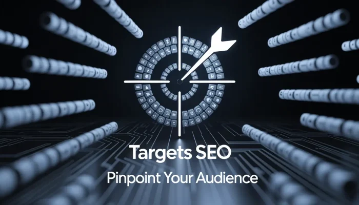 "Digital target with SEO icons and arrow in center representing targeted SEO strategy to pinpoint audience" SEO Expert in Kolkata || Subhrajit Paul