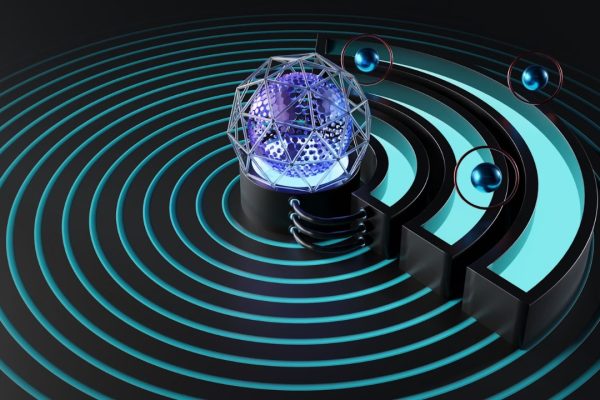 Futuristic globe and Wi-Fi symbol representing website optimization and digital connectivity managed by the best digital marketing expert in India.